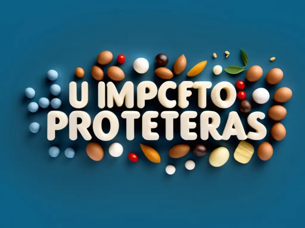 Impacto de las proteínas en la repostería: imagen minimalista y abstracta que representa la integración de proteínas en la repostería