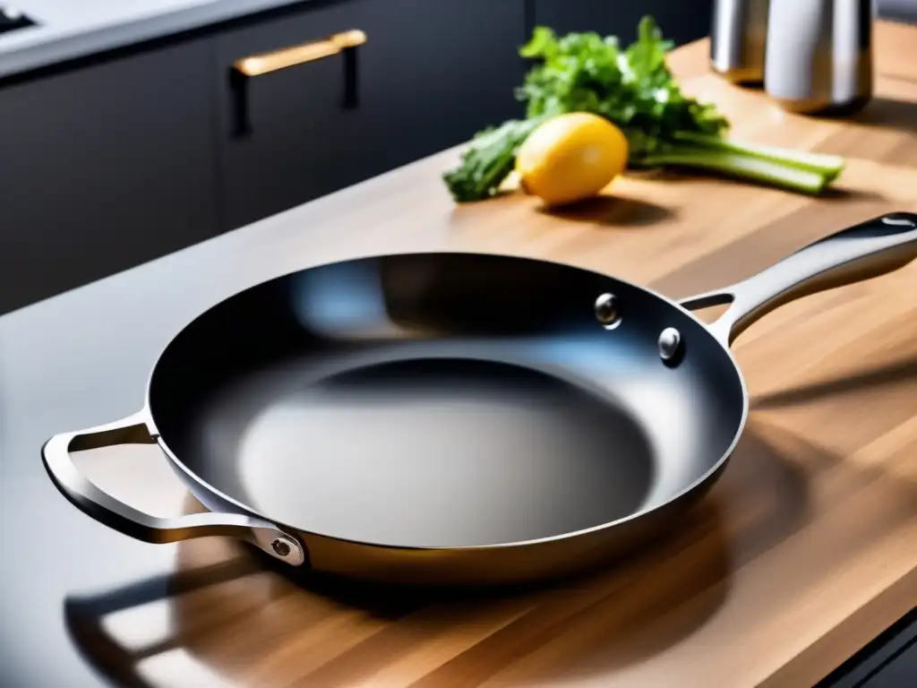 Utensilios de cocina de metal con diseño minimalista y durabilidad destacada