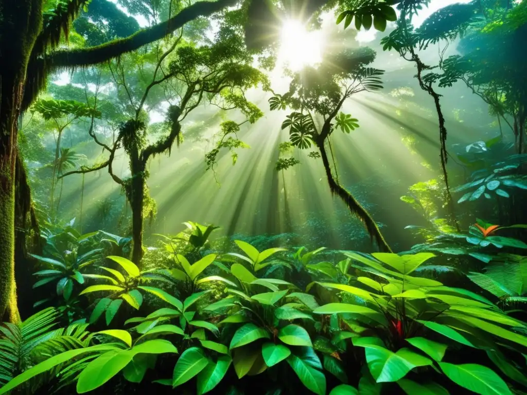 Cocina de la Amazonía: Ingredientes Exóticos y Sabores Únicos en vibrante imagen de selva tropical