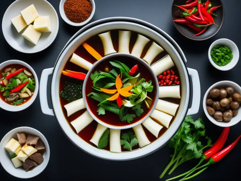 El Picante Sabor de la Cocina Sichuan: Un Patrimonio de la Humanidad, Detalles de un Hot Pot Tradicional