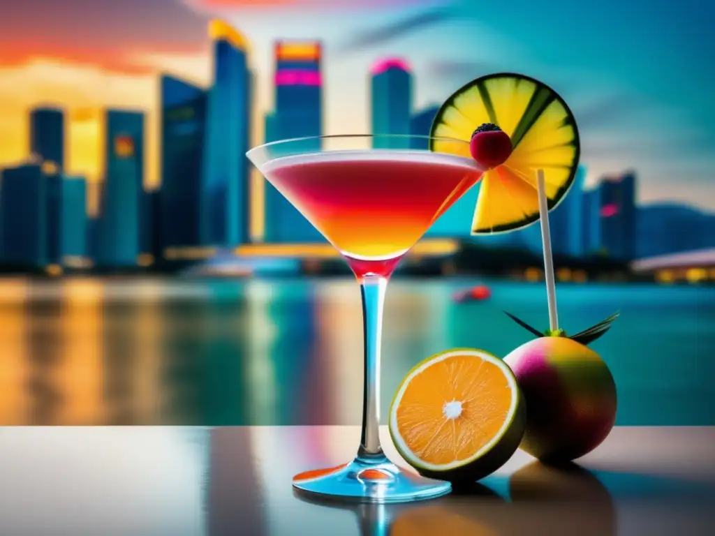 El Cóctel Singapore Sling: Un Viaje a la Exótica Asia