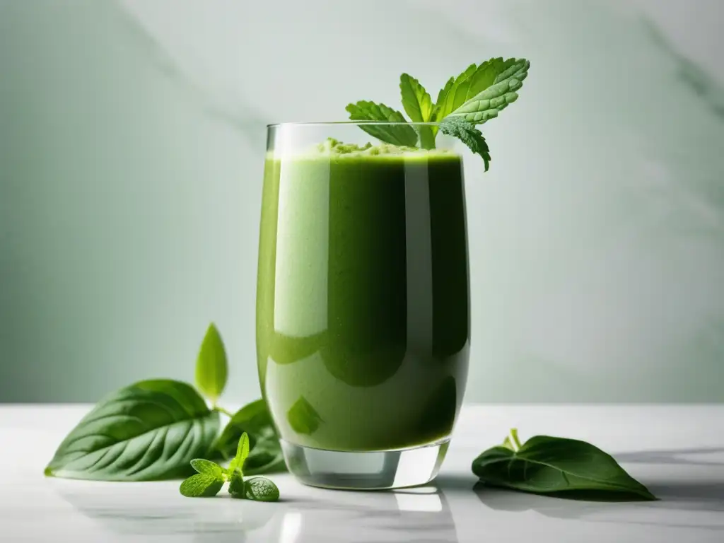 Batidos verdes: desayuno vegano lleno de frescura y nutrientes