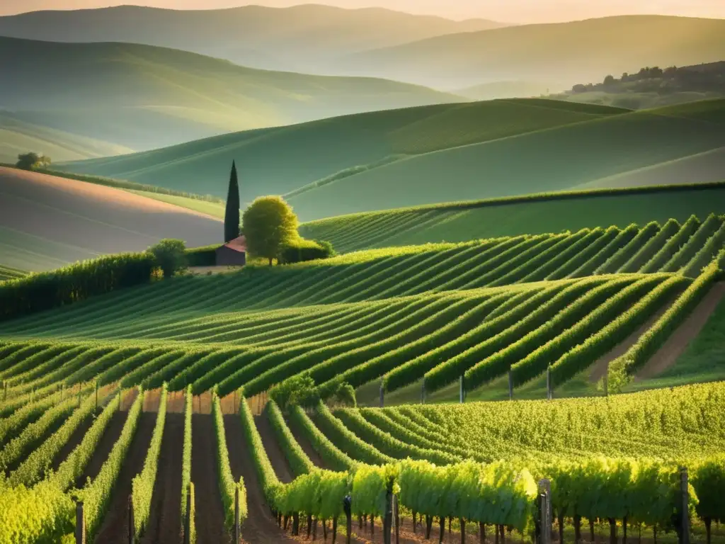 Los Vinos de Alsacia: Un Paseo por la Ruta de los Vinos Franceses en un Atardecer Sereno