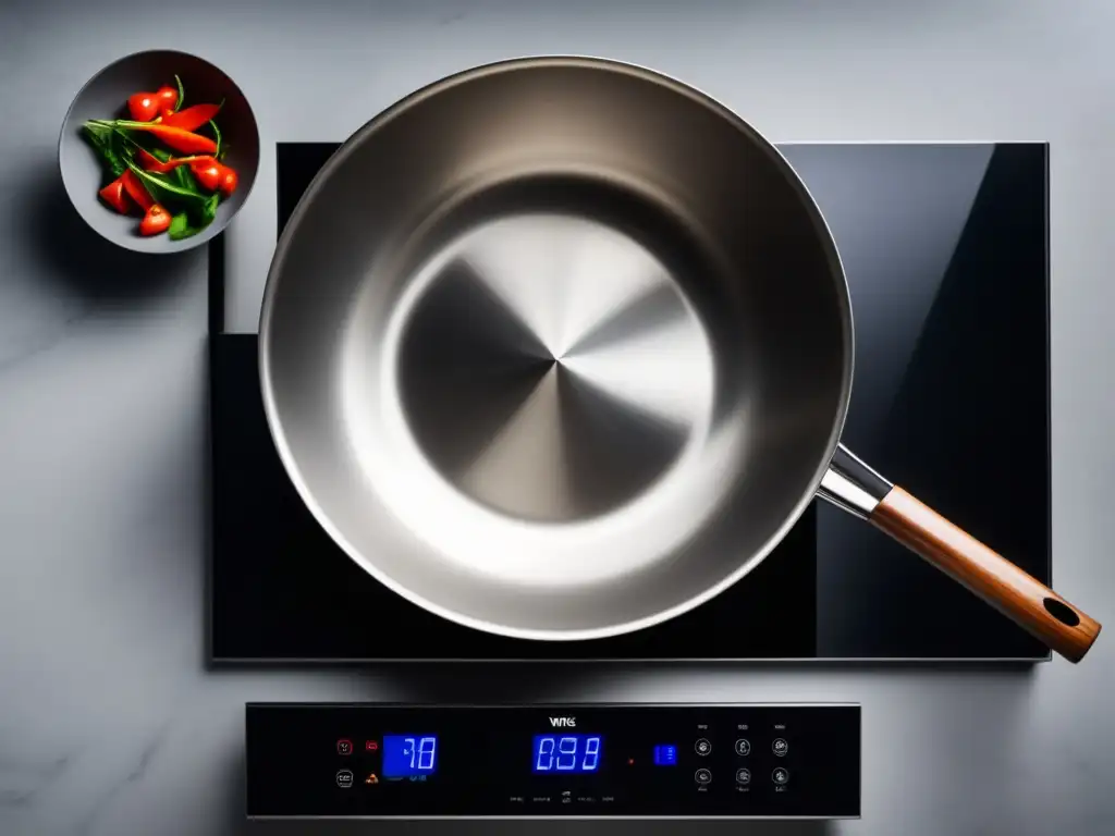 El Wok: Cocción rápida con estilo en un moderno cooktop